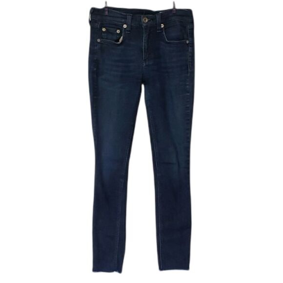 Rag & Bone ankle skinny distressed hem - Picture 1 of 8
